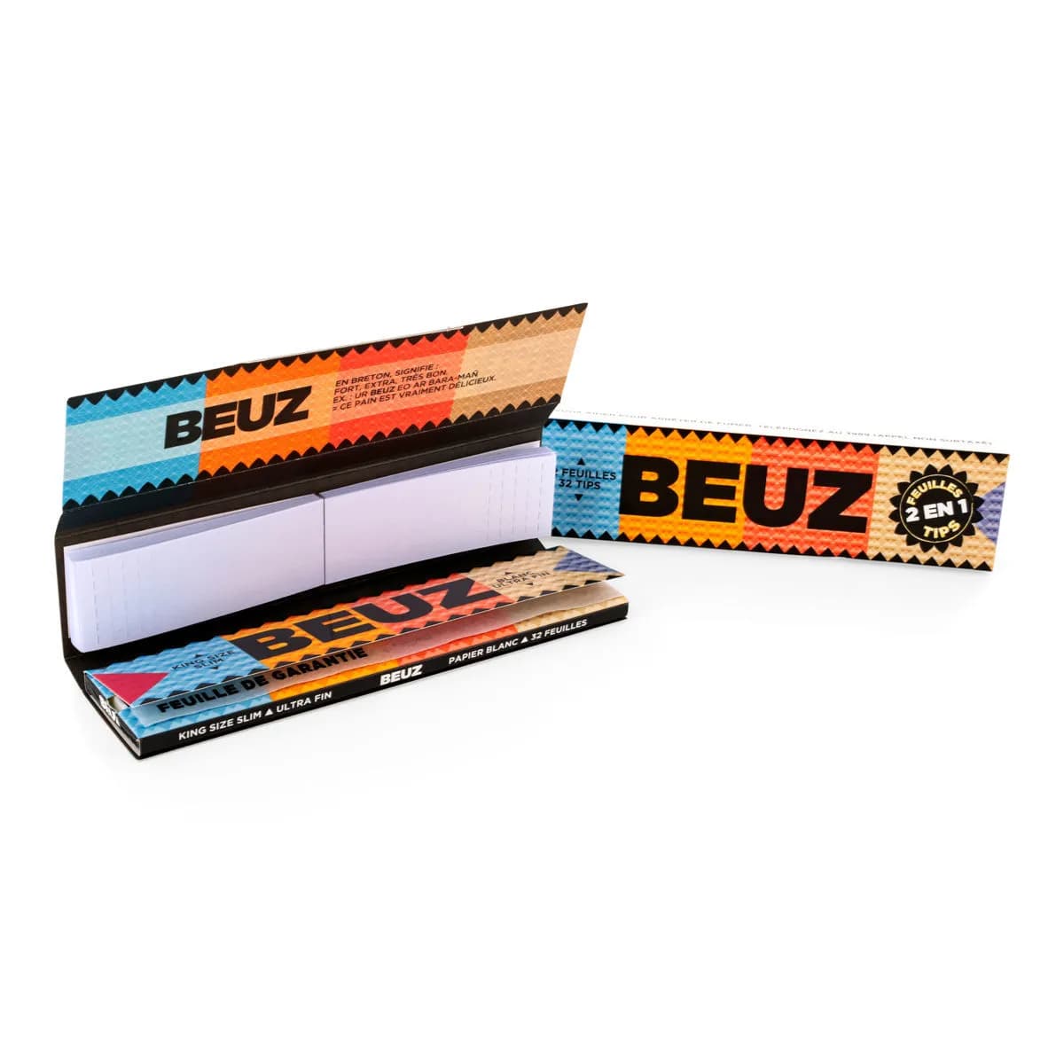 BEUZ Papel de Liar King Size Slim + Boquillas