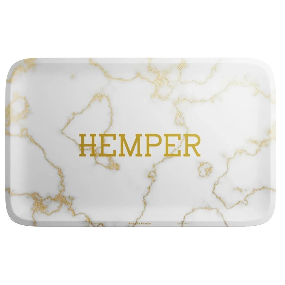 Bandeja de liar Luxe Marble blanca