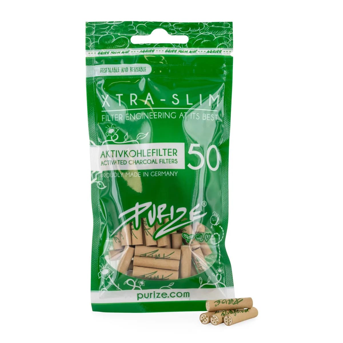 Filtros de carbón activado Purize XTRA Slim