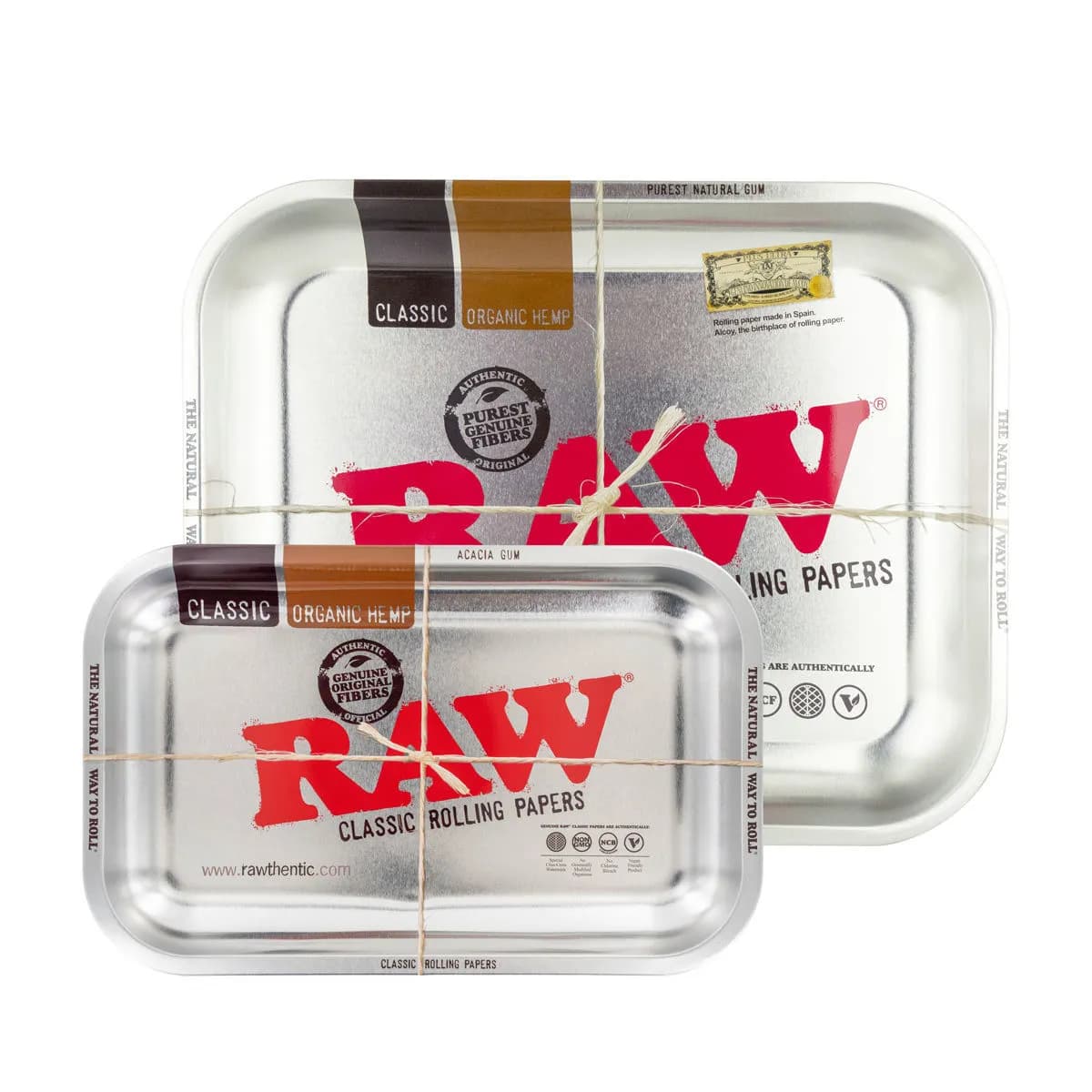 Bandeja de liar RAW Silver