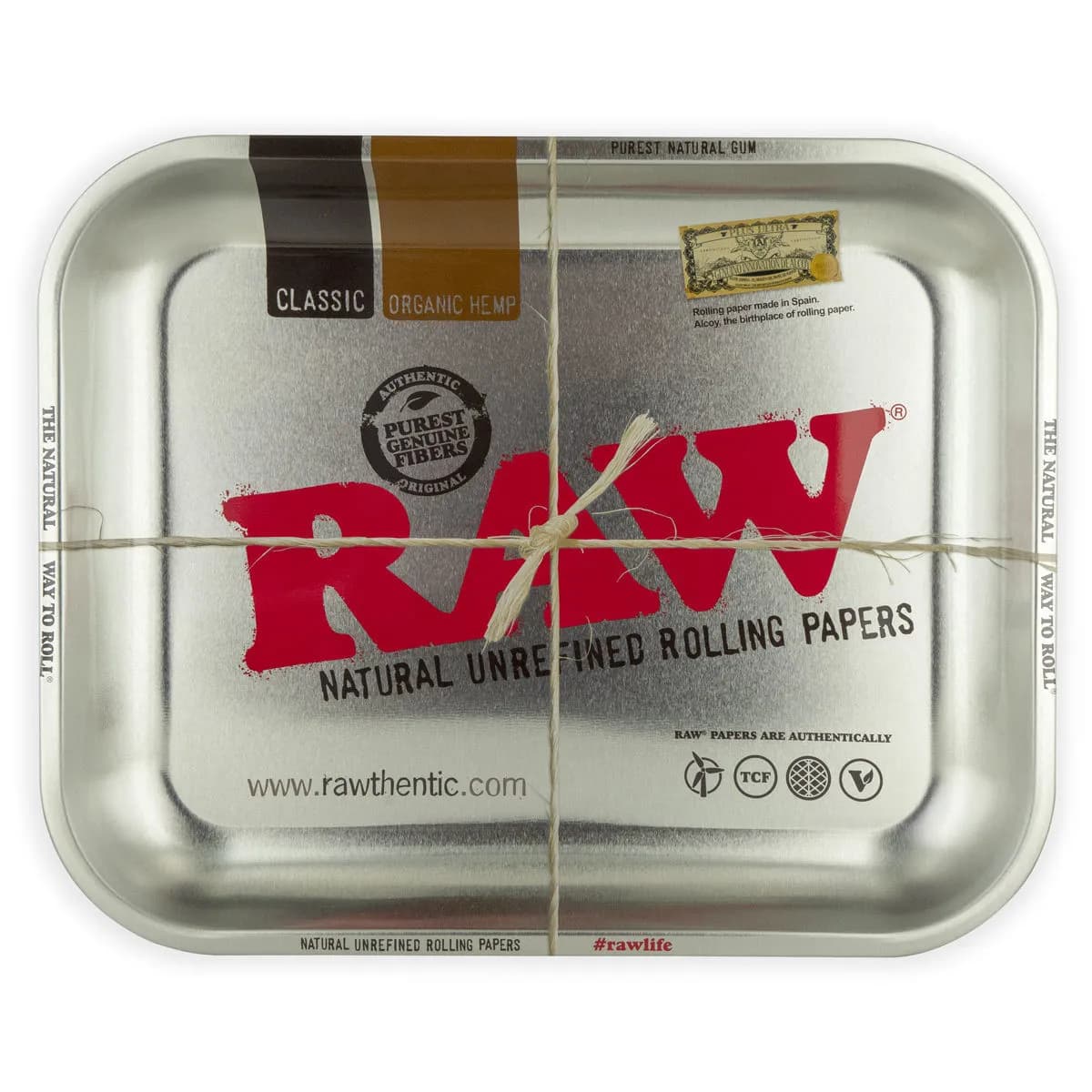 Bandeja de liar RAW Silver