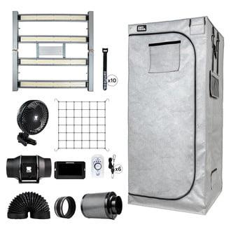 Kit de Armario de Cultivo 80x80x180 (Zamnesia)