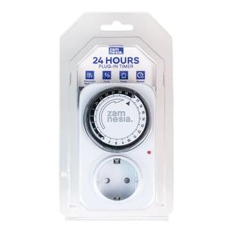 Temporizador enchufable 24h (Zamnesia)