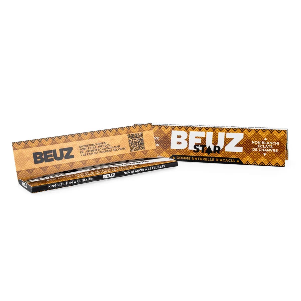 Papel de liar de cáñamo sin blanquear King Size Slim