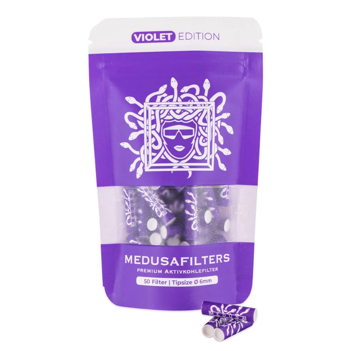 Boquillas de Carbón Activado Violeta (Medusafilters)