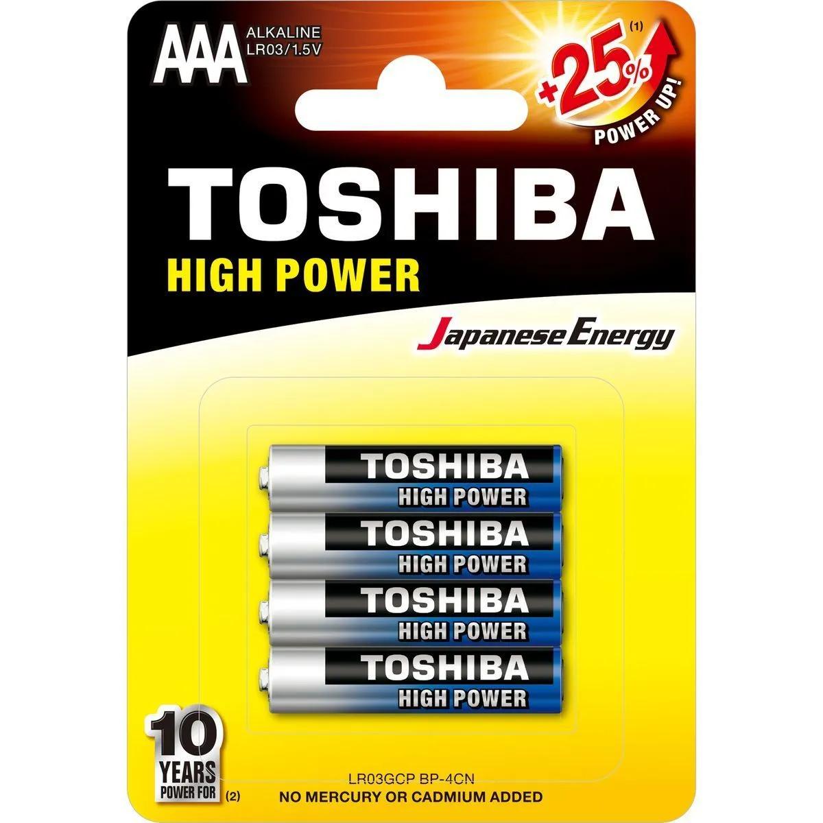 Pila alcalina AAA Toshiba