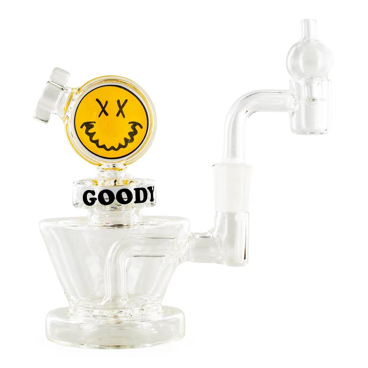 Mini Dab Rig Big Face de Goody Glass