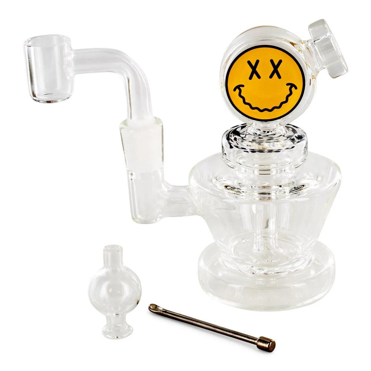 Mini Dab Rig Big Face de Goody Glass