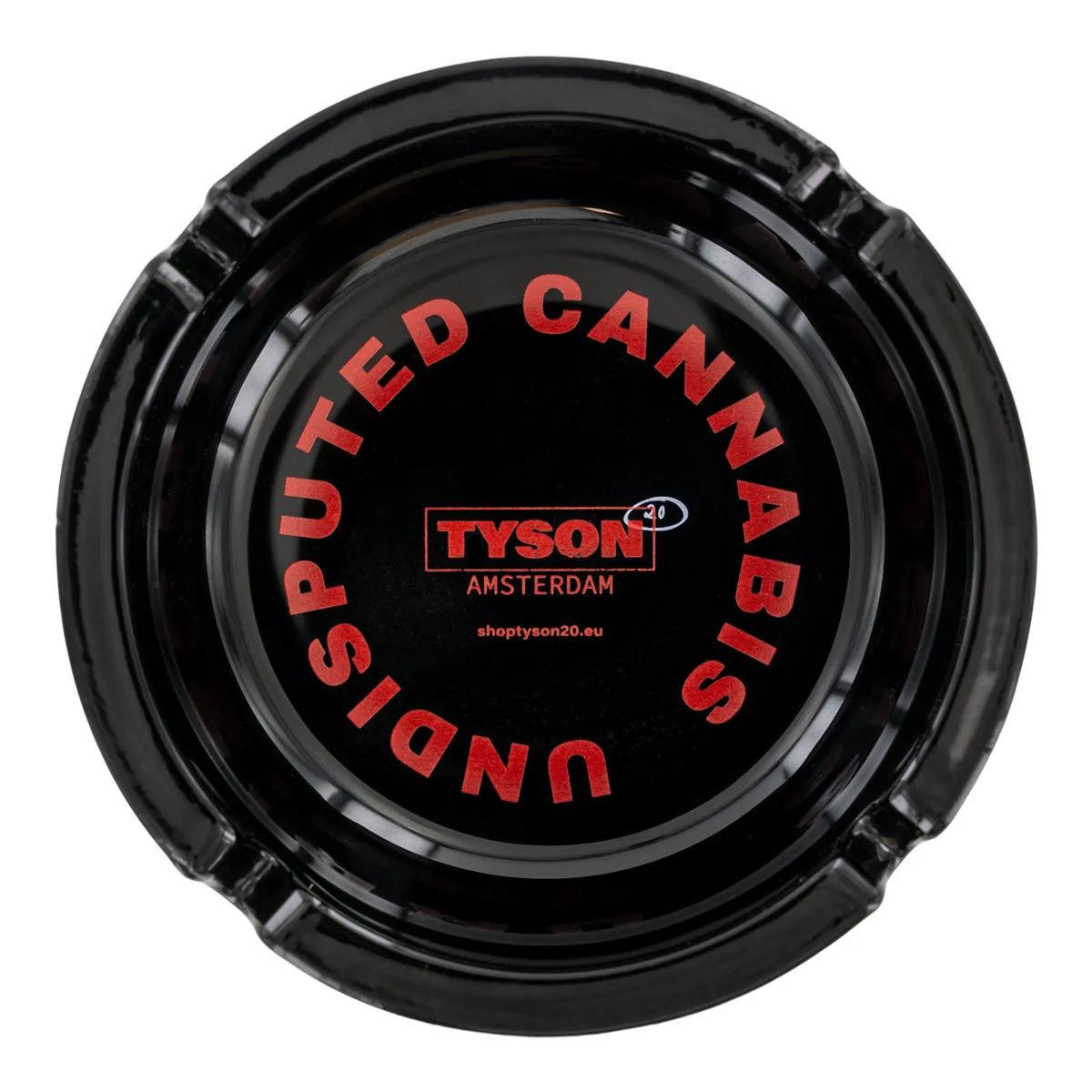 Cenicero de cristal negro Tyson 2.0