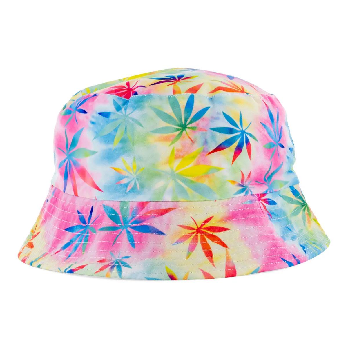 Gorro bucket de cannabis