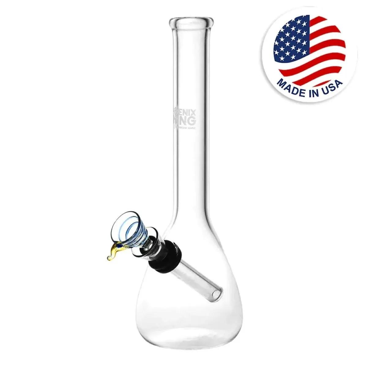 Bong clásico con base Erlenmeyer (Phoenix Rising)