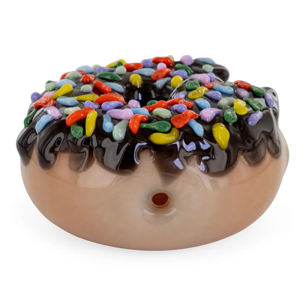 Pipa de cristal seca Donut Bite Me