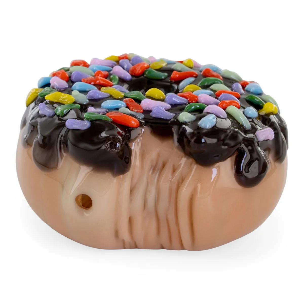 Pipa de cristal seca Donut Bite Me
