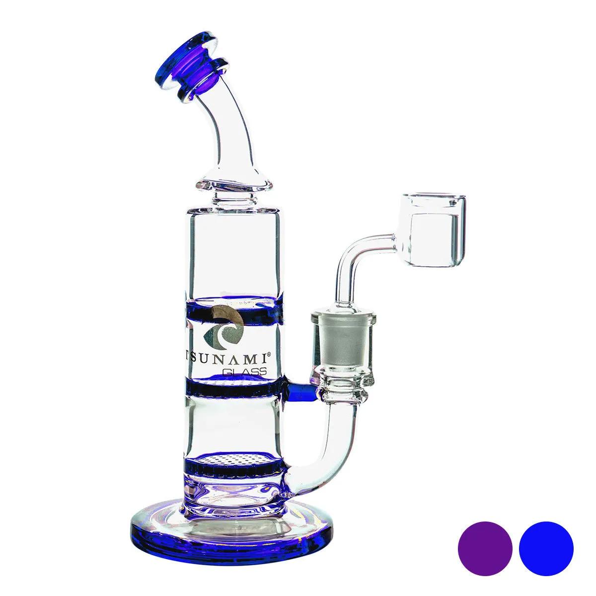 Dab Rig Turbina Doble Honeycomb 8″ (Tsunami Glass)