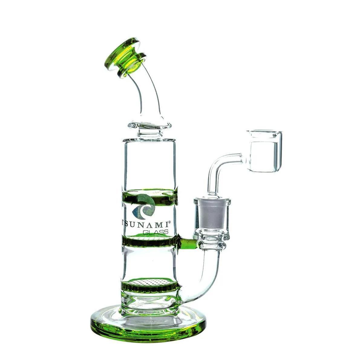 Dab Rig Turbina Doble Honeycomb 8″ (Tsunami Glass)