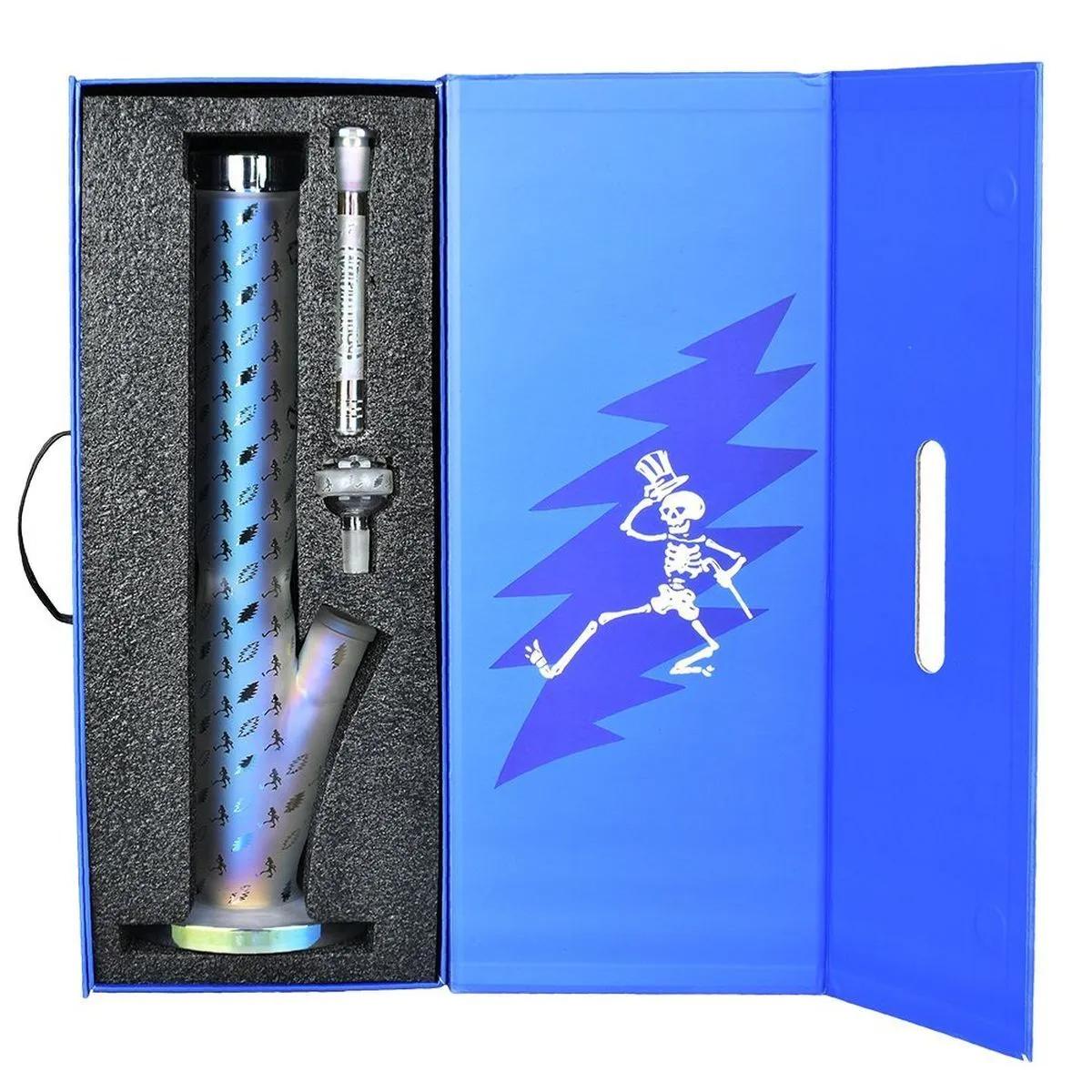 Bong de cristal Bolts and Skellies (Grateful Dead x Pulsar)