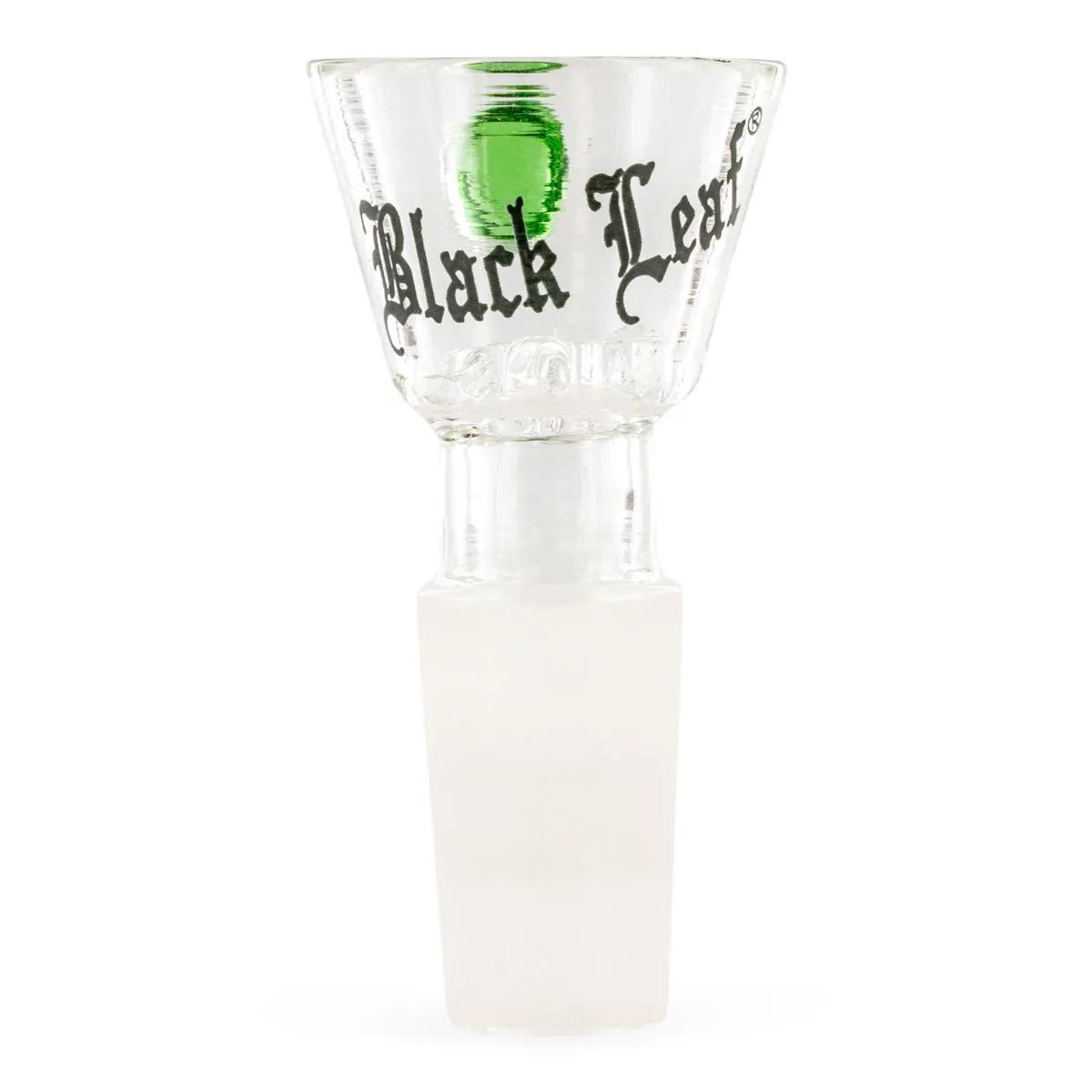 Cazoleta cilíndrica de cristal con rejilla de cristal Black Leaf