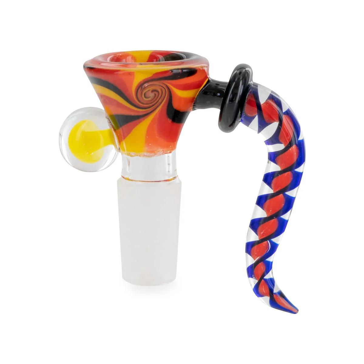 Cazoleta de cristal Swirl 14.5 Black Leaf