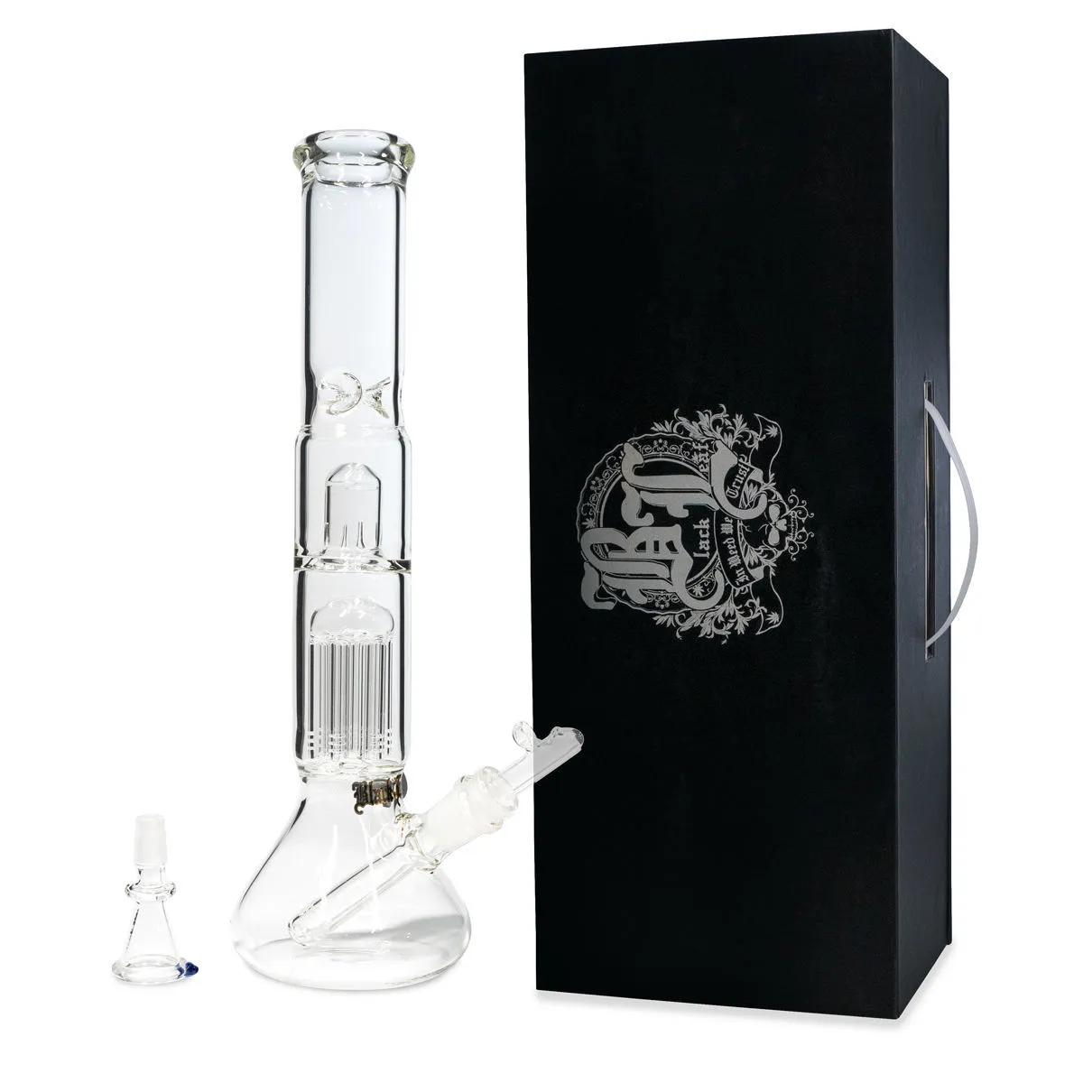 Bong de cristal para hierba y aceite Black Leaf