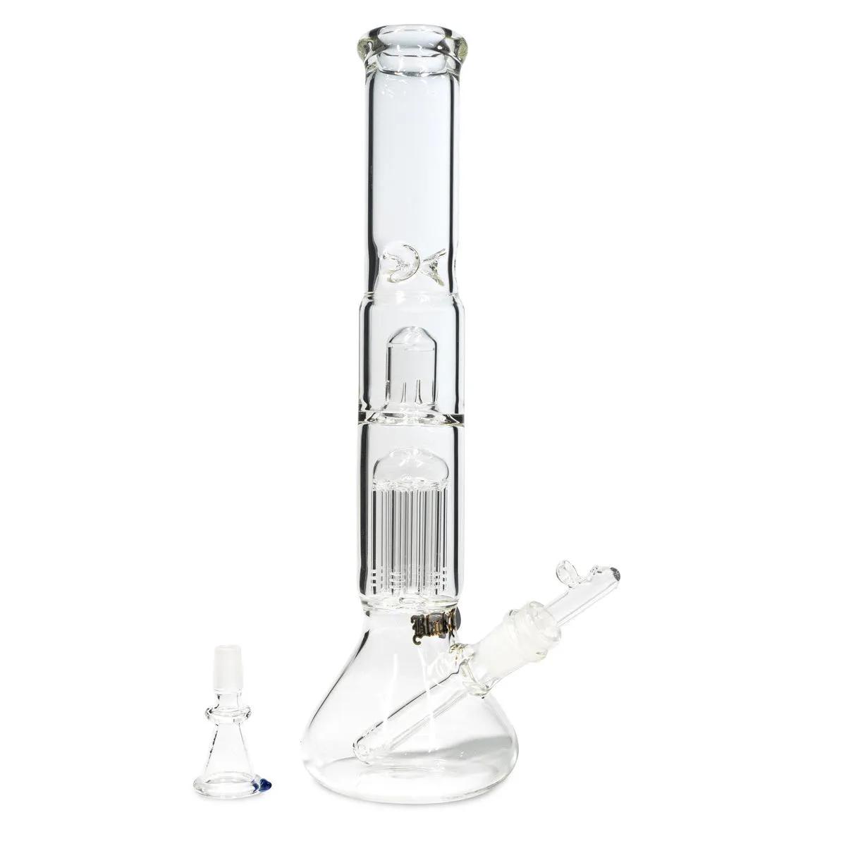 Bong de cristal para hierba y aceite Black Leaf