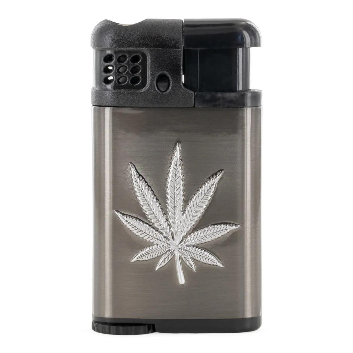 Mechero de bolsillo Green Flame Leaf