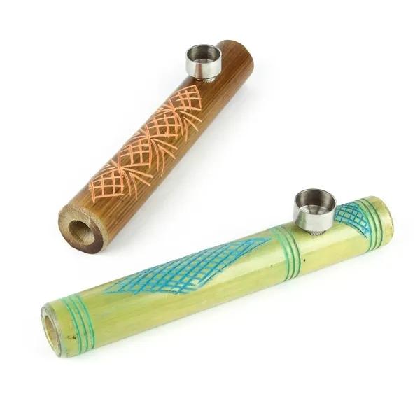 Pipa híbrida de vidrio y madera Wave