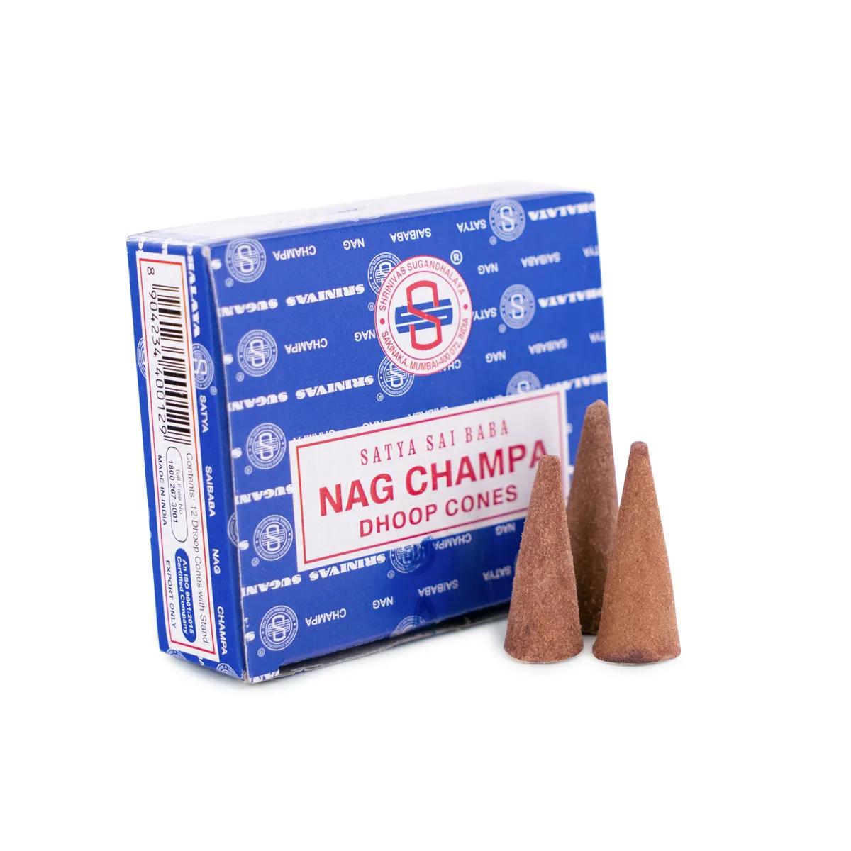 Conos de incienso Sai Baba Nag Champa Dhoop