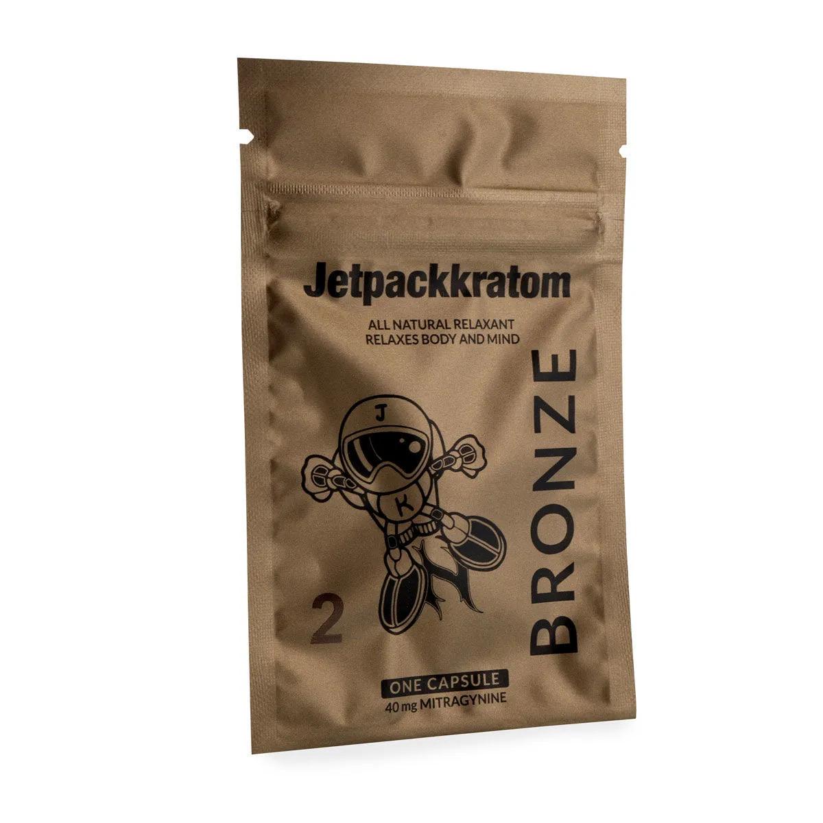 Jetpackkratom BRONZE Extracto 40mg - Cápsulas