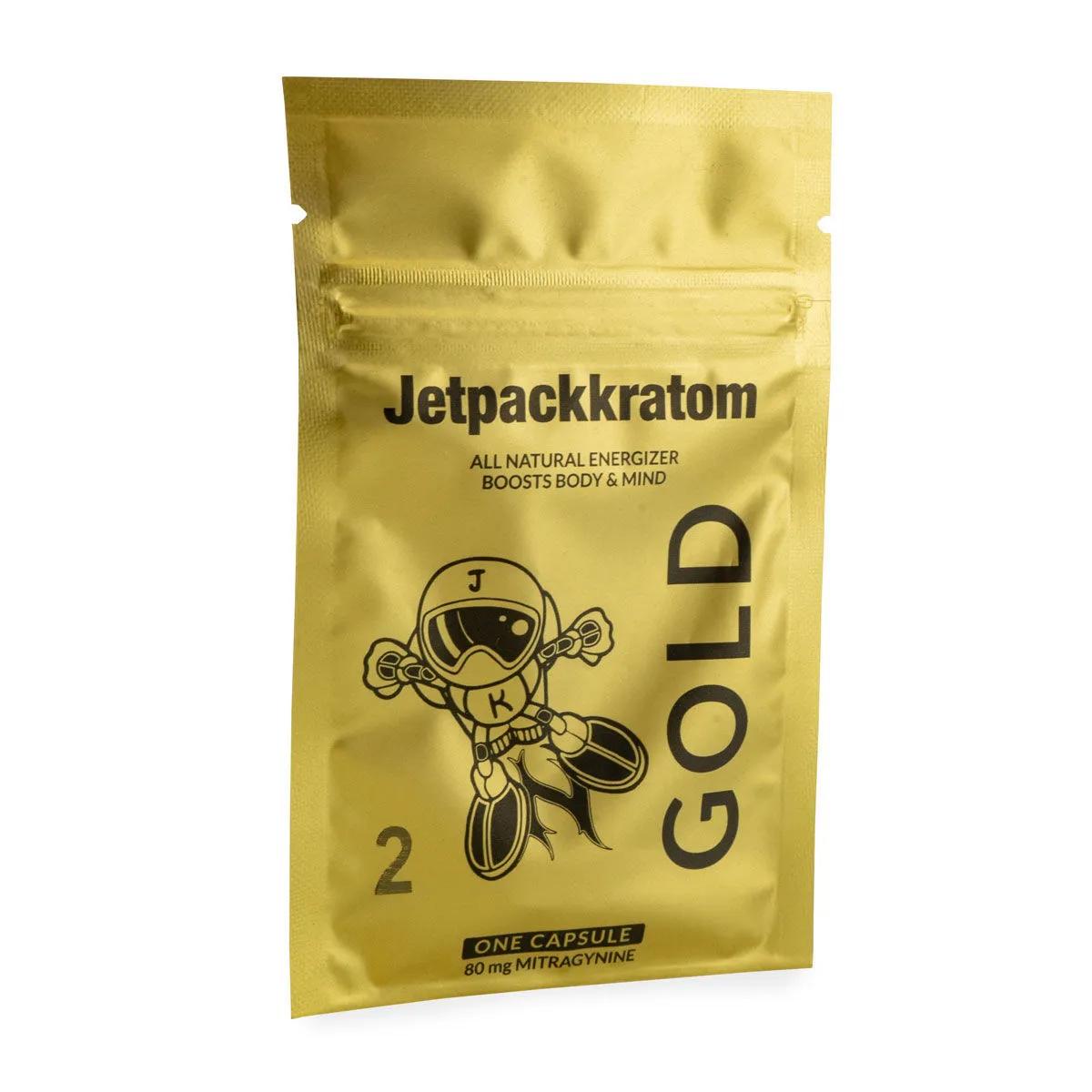 Jetpackkratom GOLD Extracto 80mg - Cápsulas