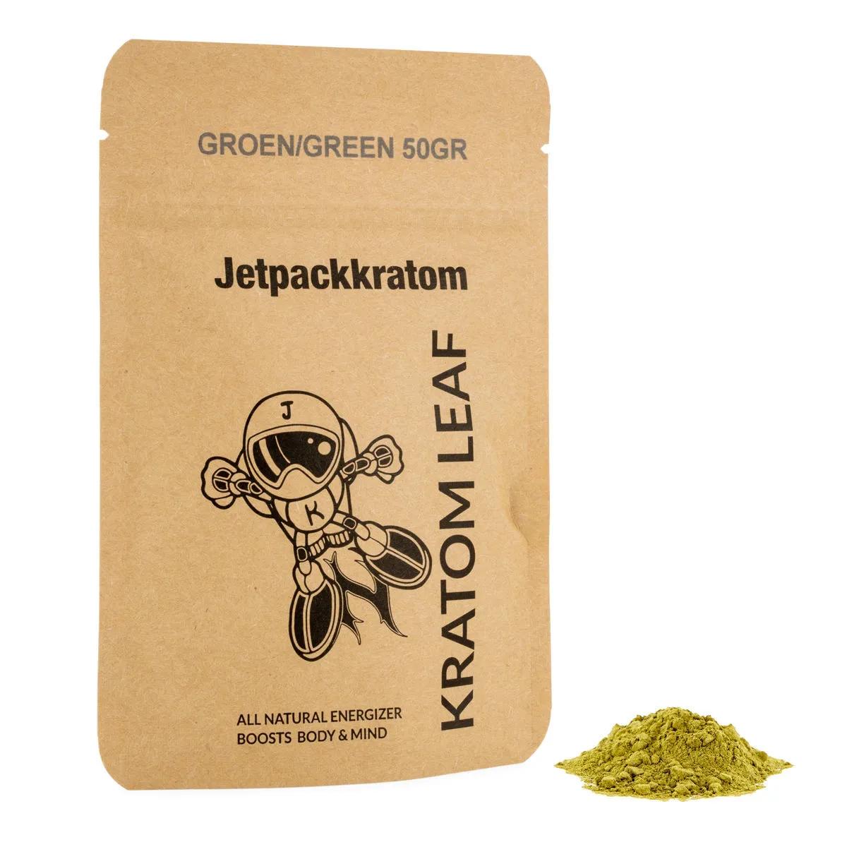 Jetpackkratom Kratom Verde en Polvo