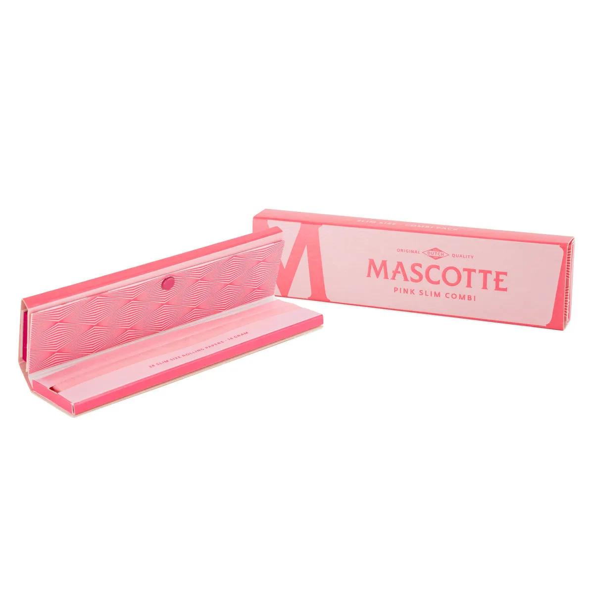 Mascotte Pink Combi papel de liar slim size + boquillas