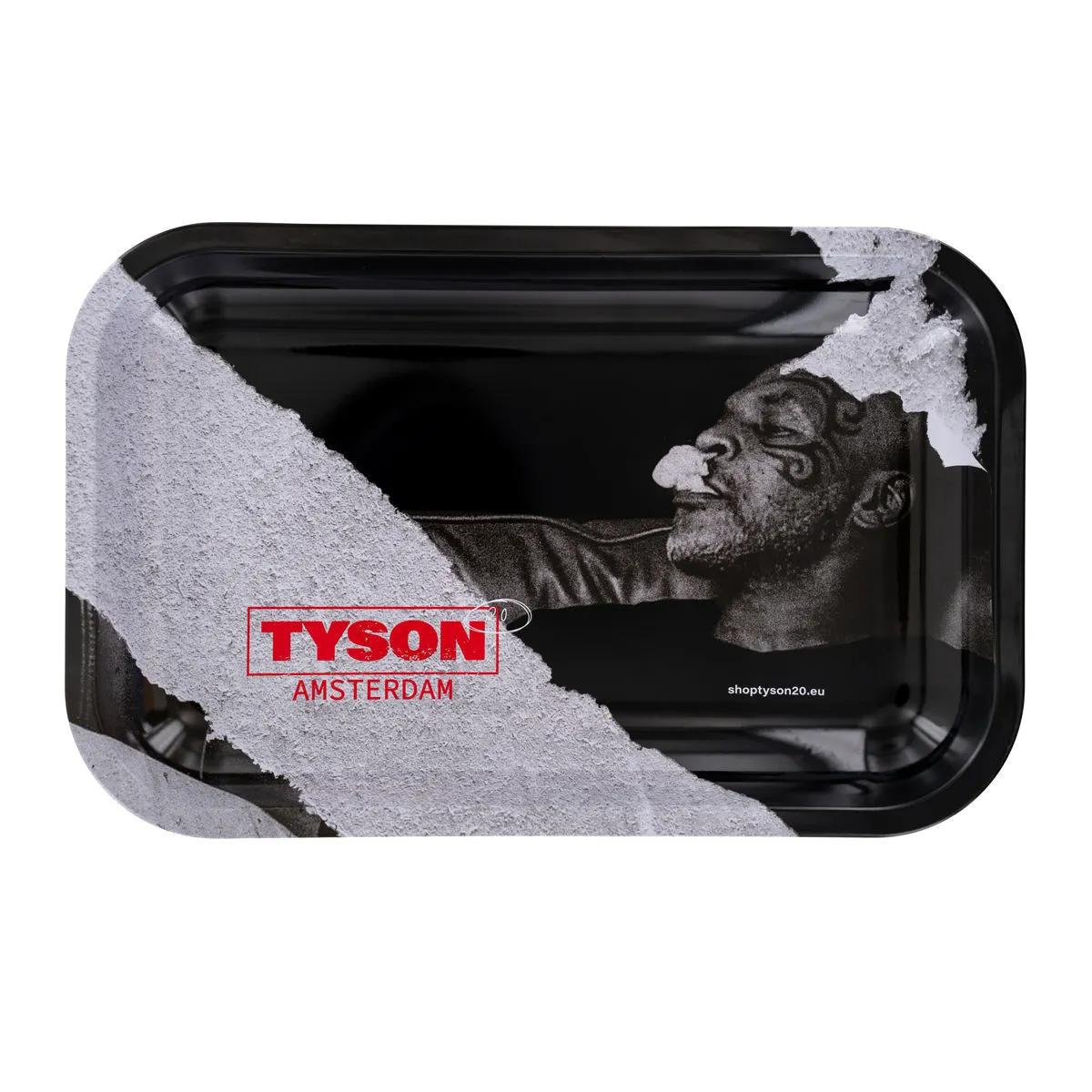 Bandeja de liar metálica blanca "Relaxing Mike" TYSON 2.0