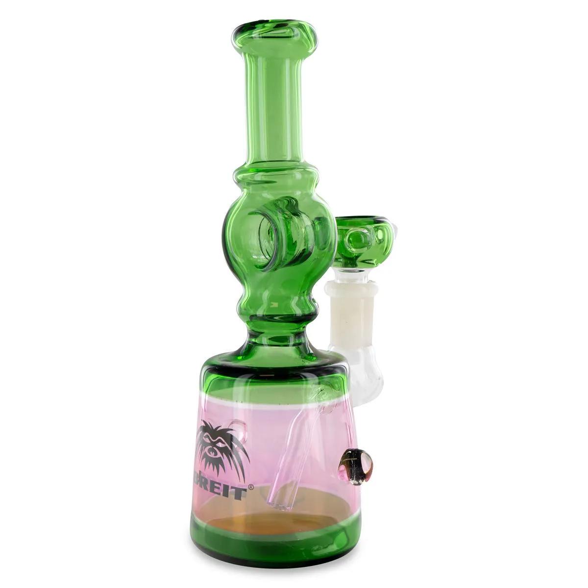 Mini bong de cristal con cazoleta push Breit