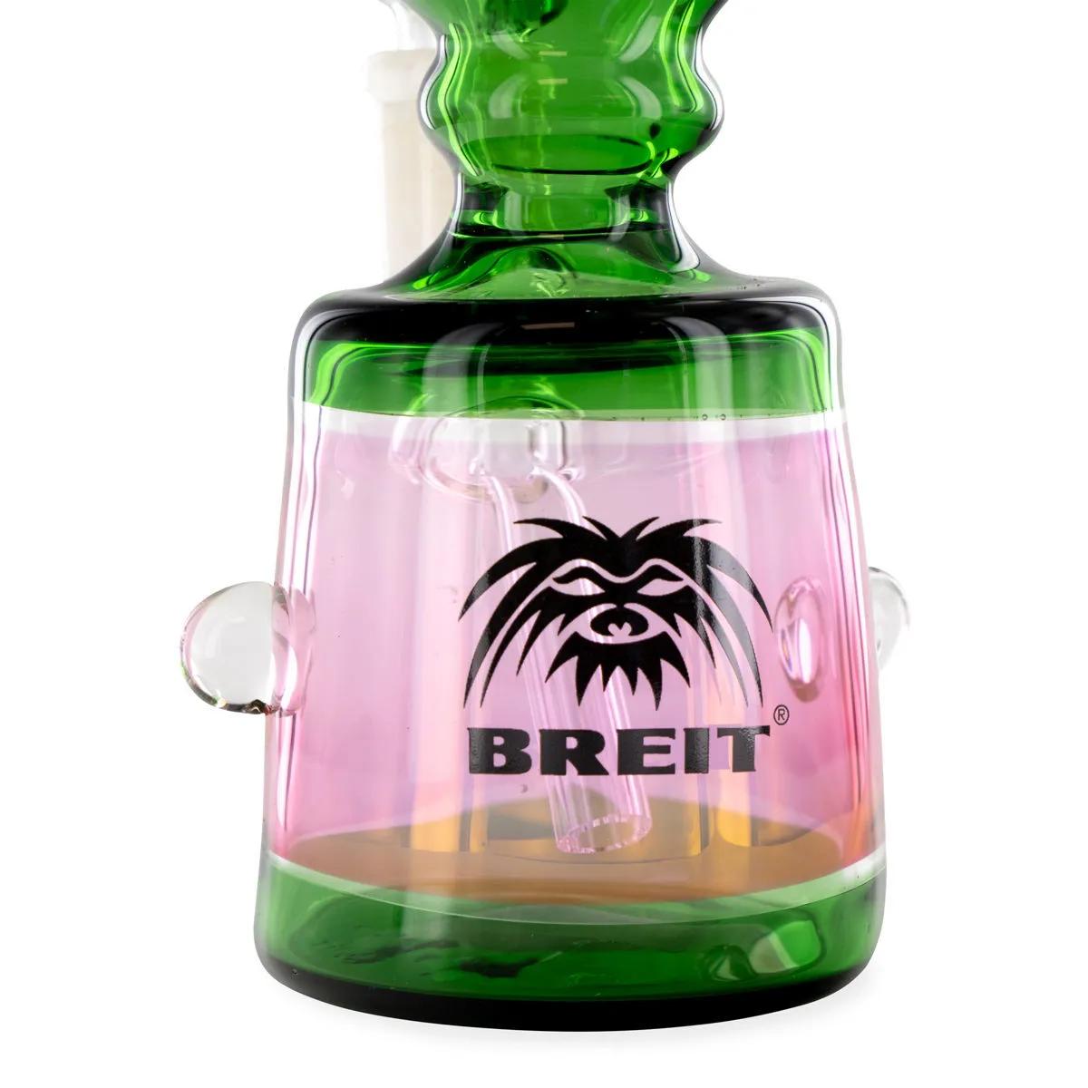 Mini bong de cristal con cazoleta push Breit