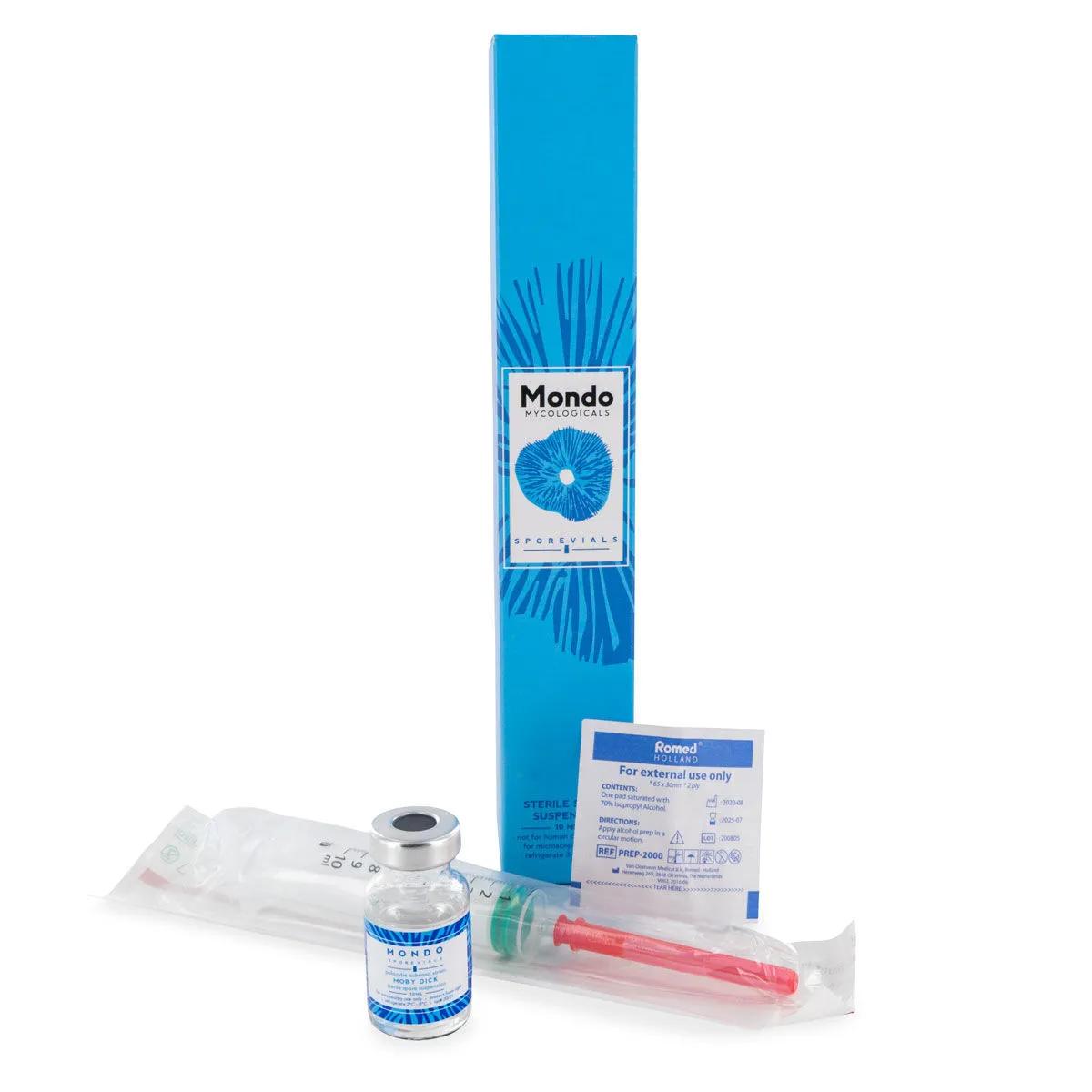 Mondo Vial de esporas 'Psilocybe cubensis Moby Dick'