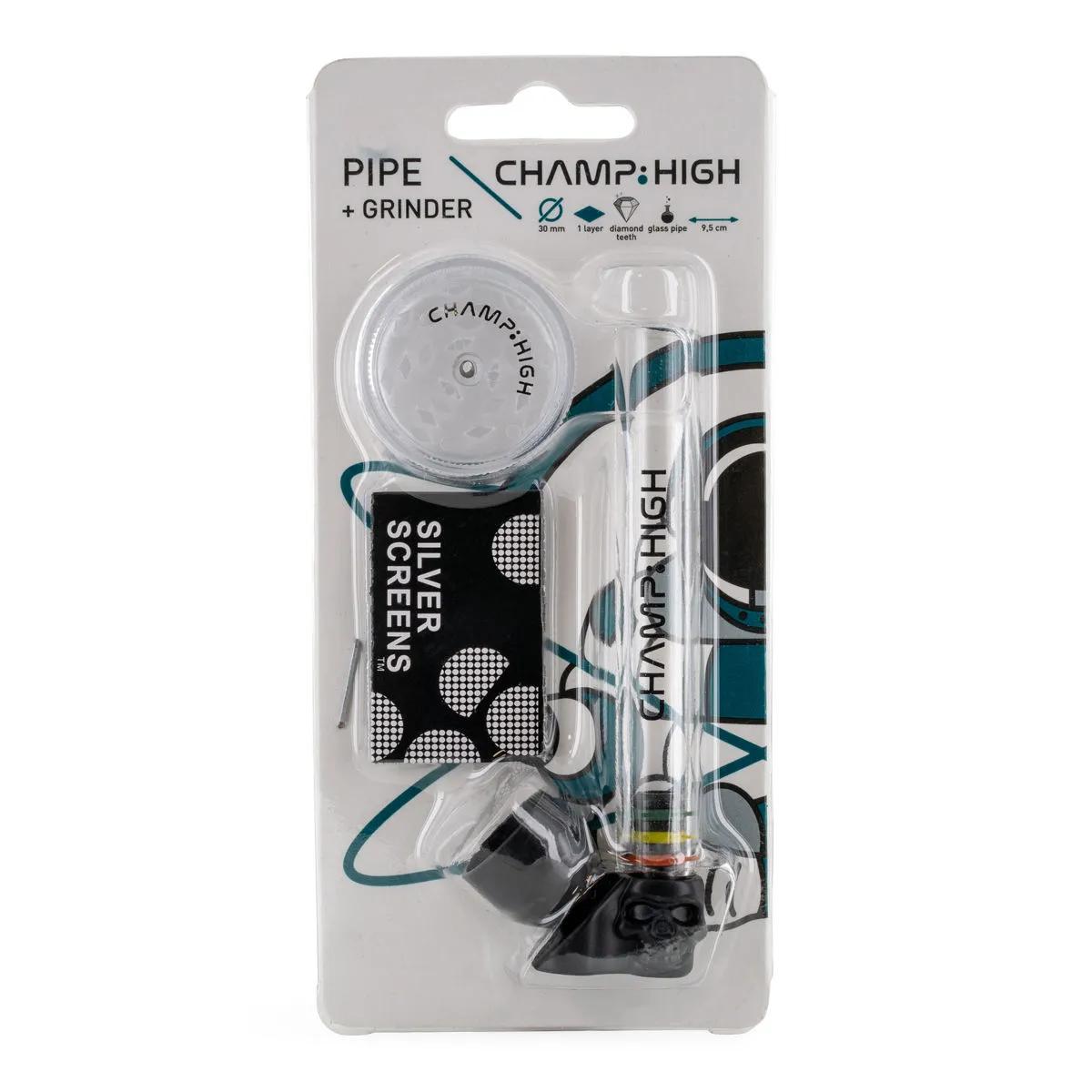 Pack de Pipa y Grinder Champ High