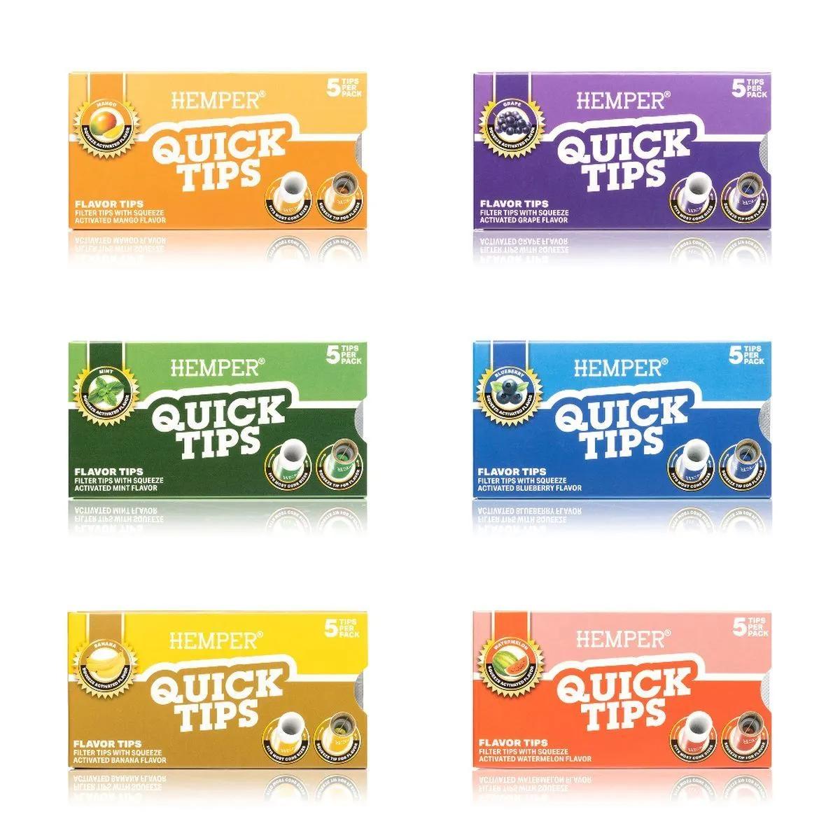 Boquillas Quick Tips con sabor