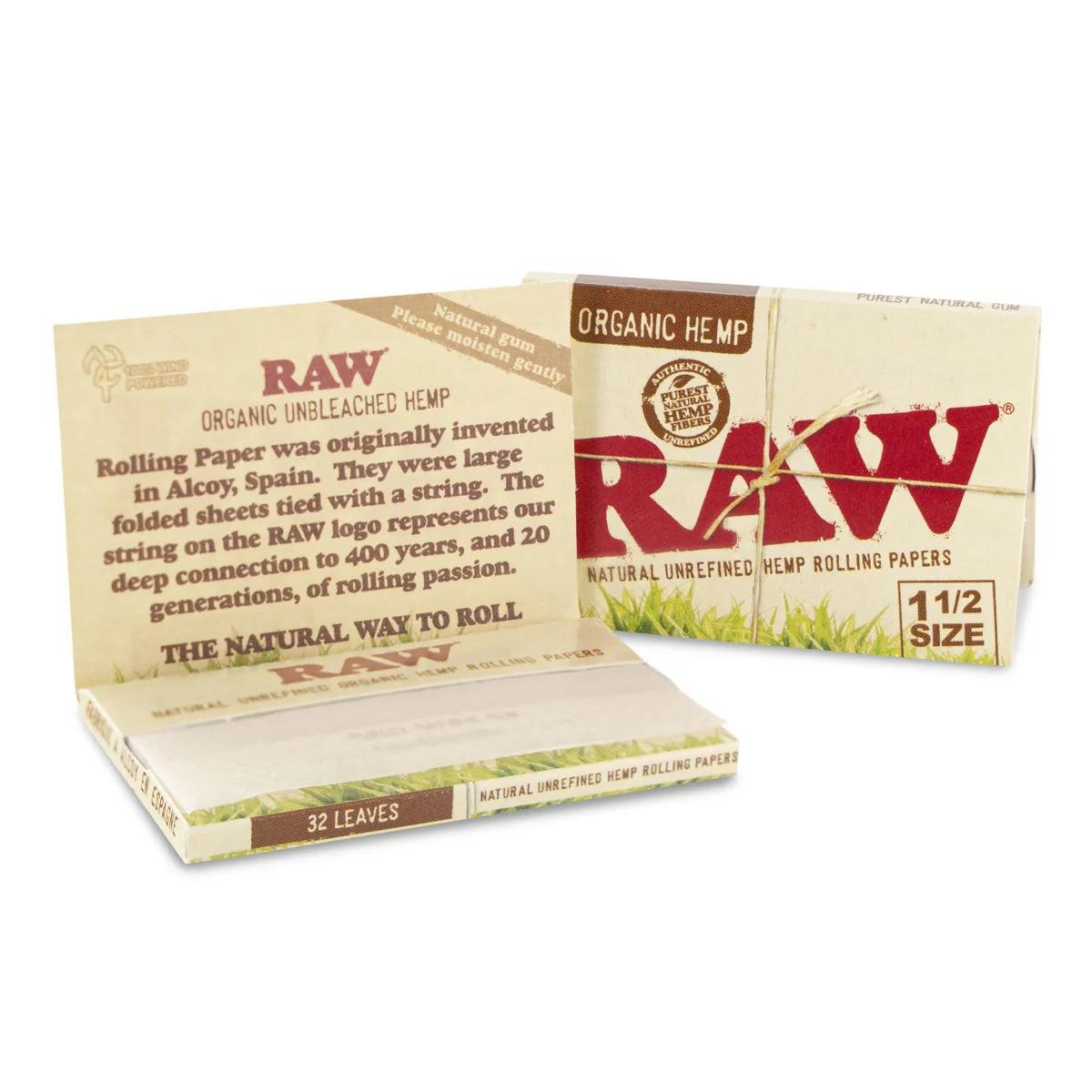 Papel de liar RAW Hemp 1½