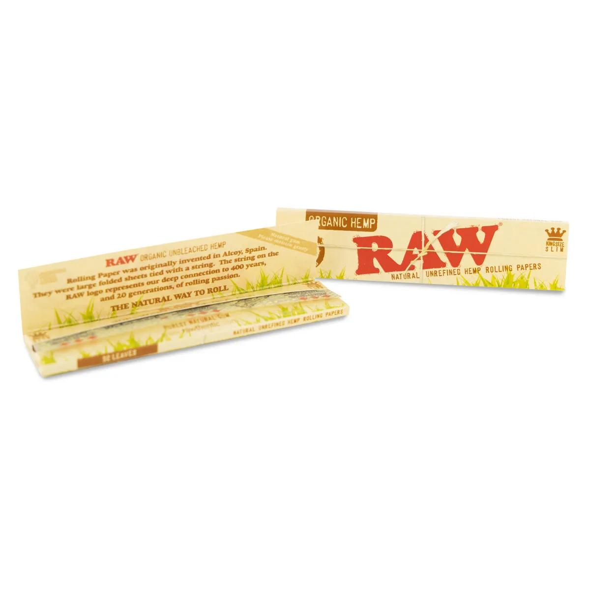 Papel de liar RAW Hemp King Size Slim