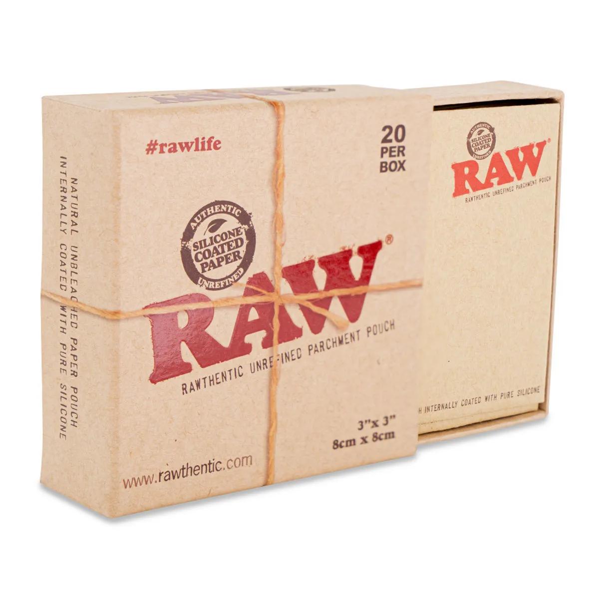 Bolsa de papel pergamino con recubrimiento de silicona RAW