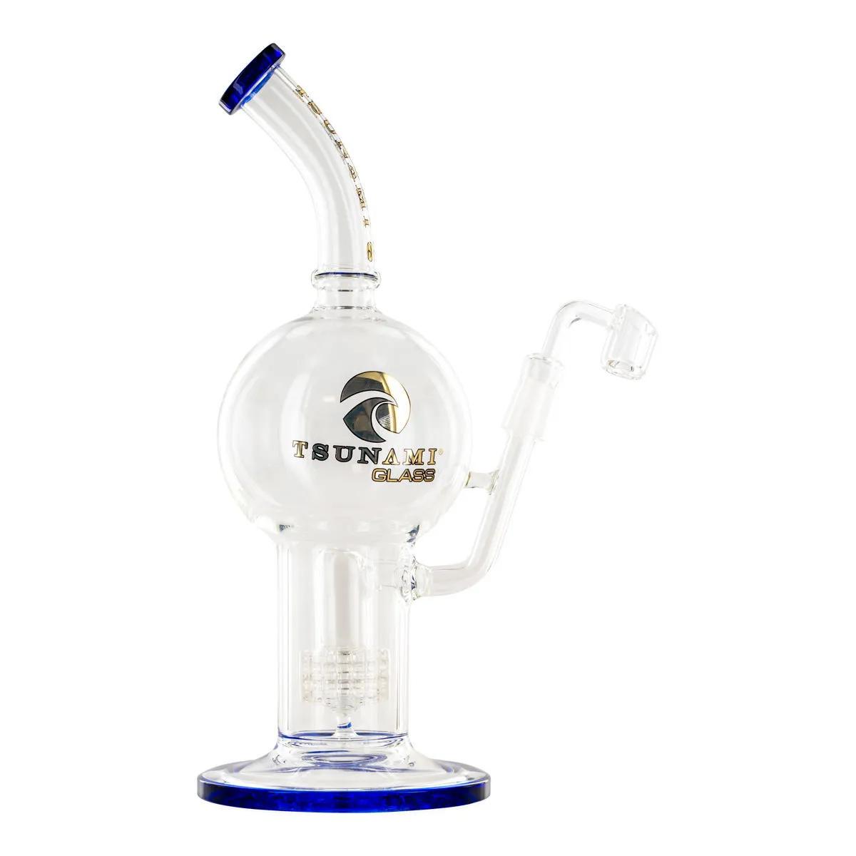 Dab Rig Globo con Percolador Shower Head 11'' (Tsunami Glass)