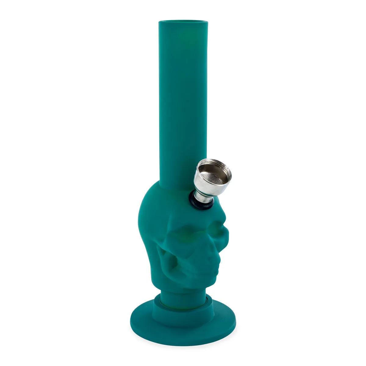 Bong pequeño de acrílico con diseño de calavera Champ High
