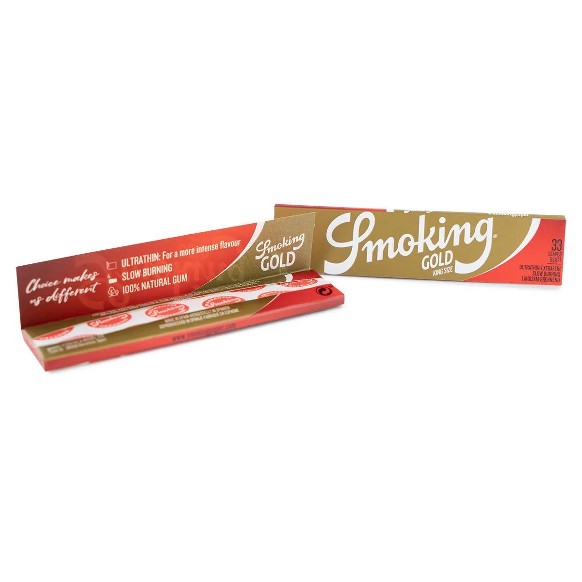 Papel de liar Smoking Gold King Size Slim