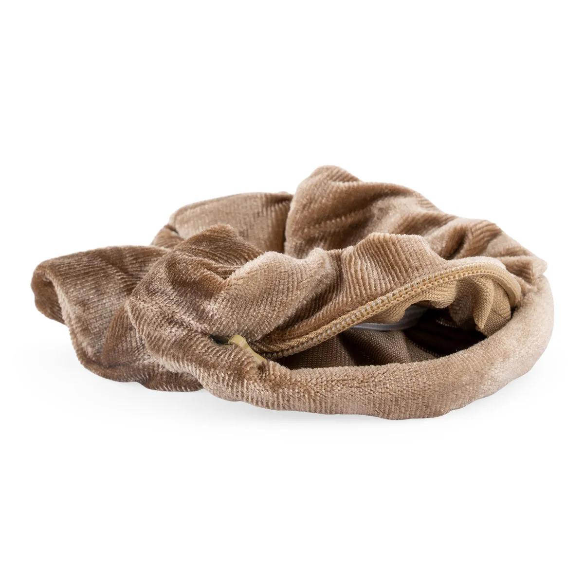 Coletero Stash Scrunchie con bolsillo oculto