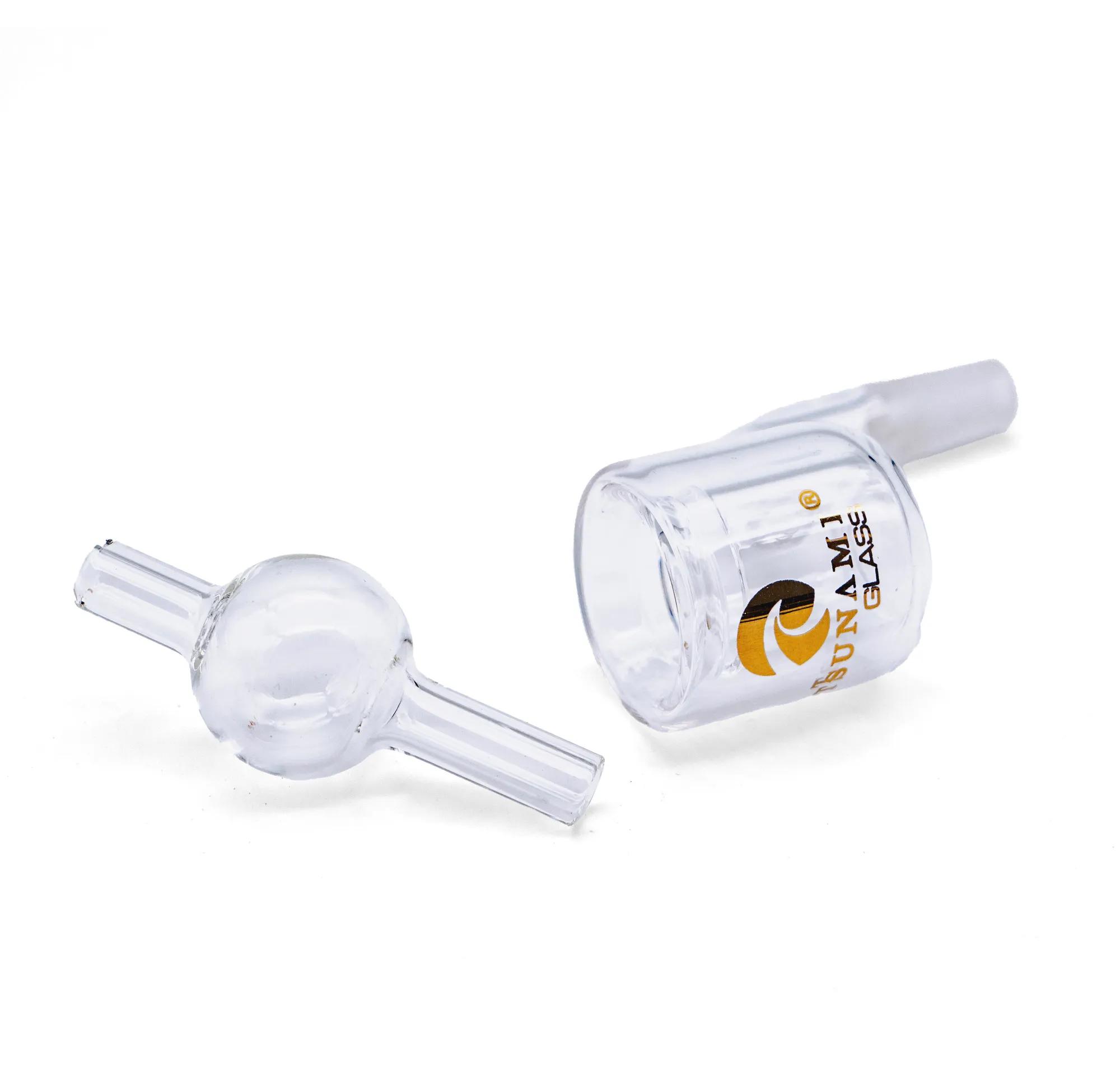 Banger de cuarzo térmico con carb cap (Tsunami Glass)