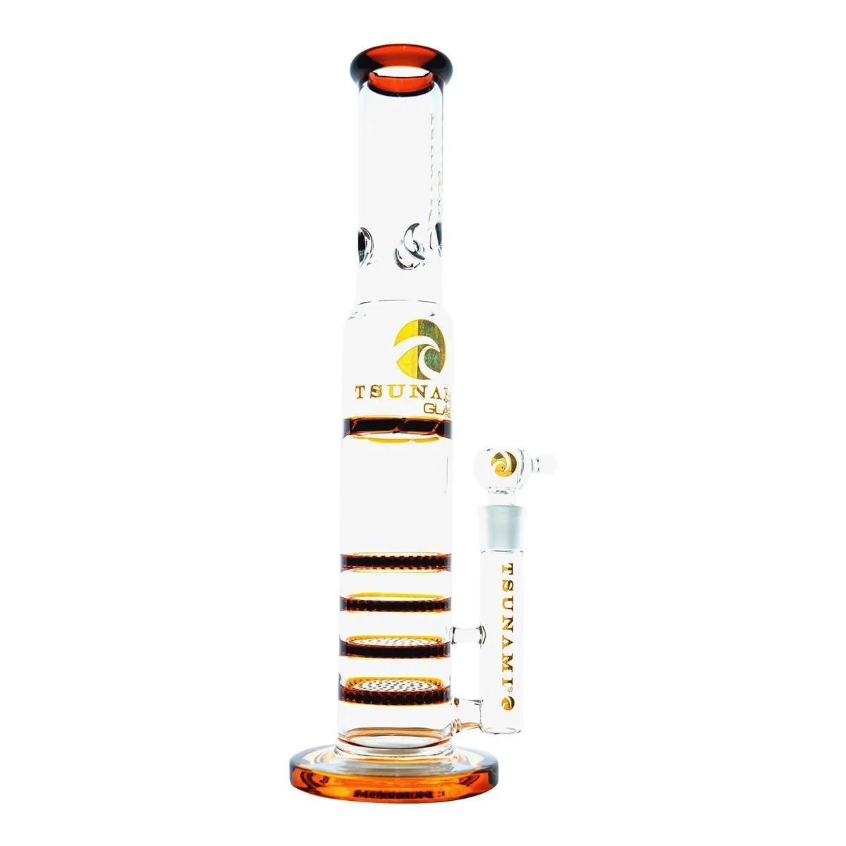 Bong Turbina Triple Panal 18'' (Tsunami Glass)