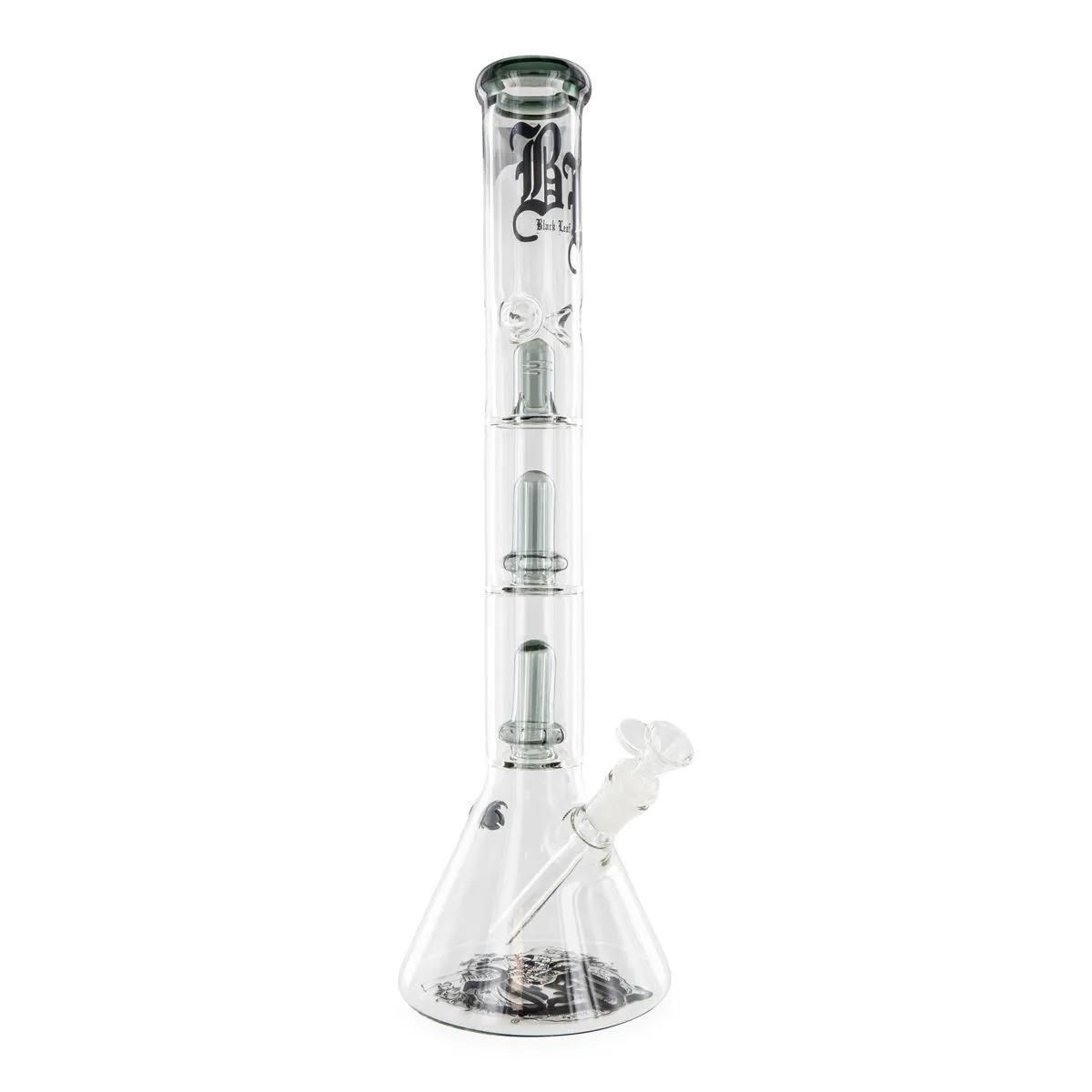 Bong con Triple Percolador Black Leaf
