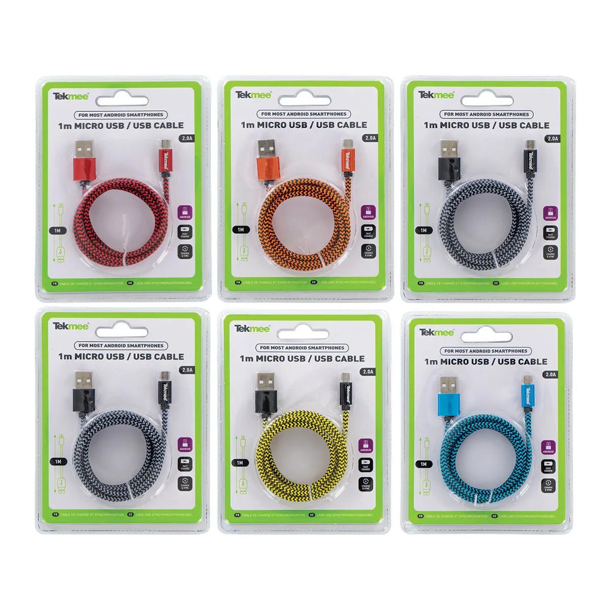 Cable USB (Micro y C) 1m