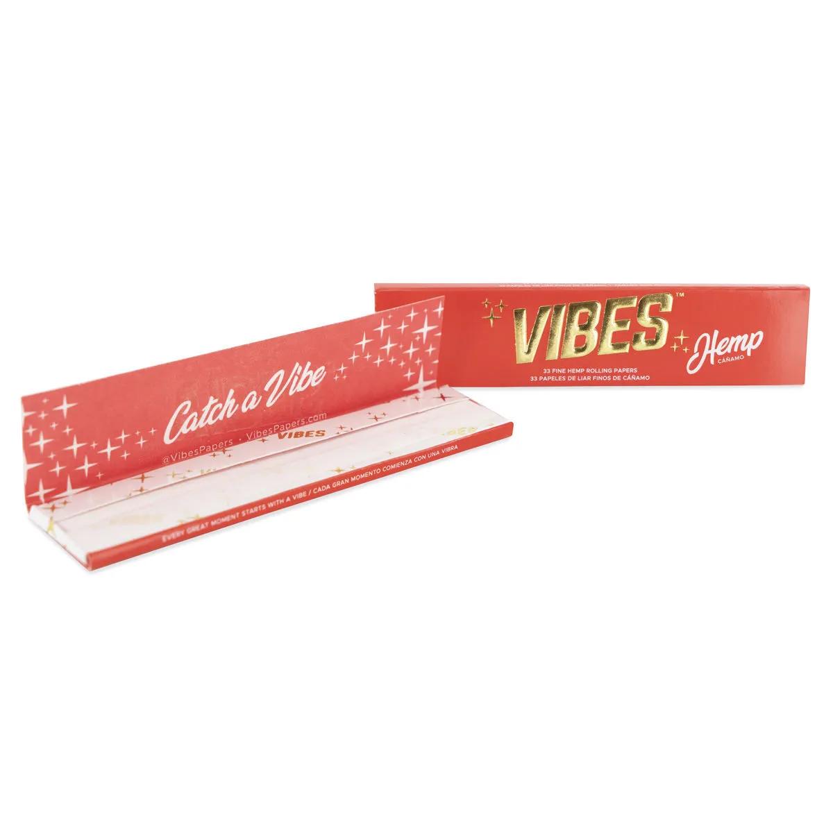 Vibes Papel de Liar de Cáñamo King Size Slim