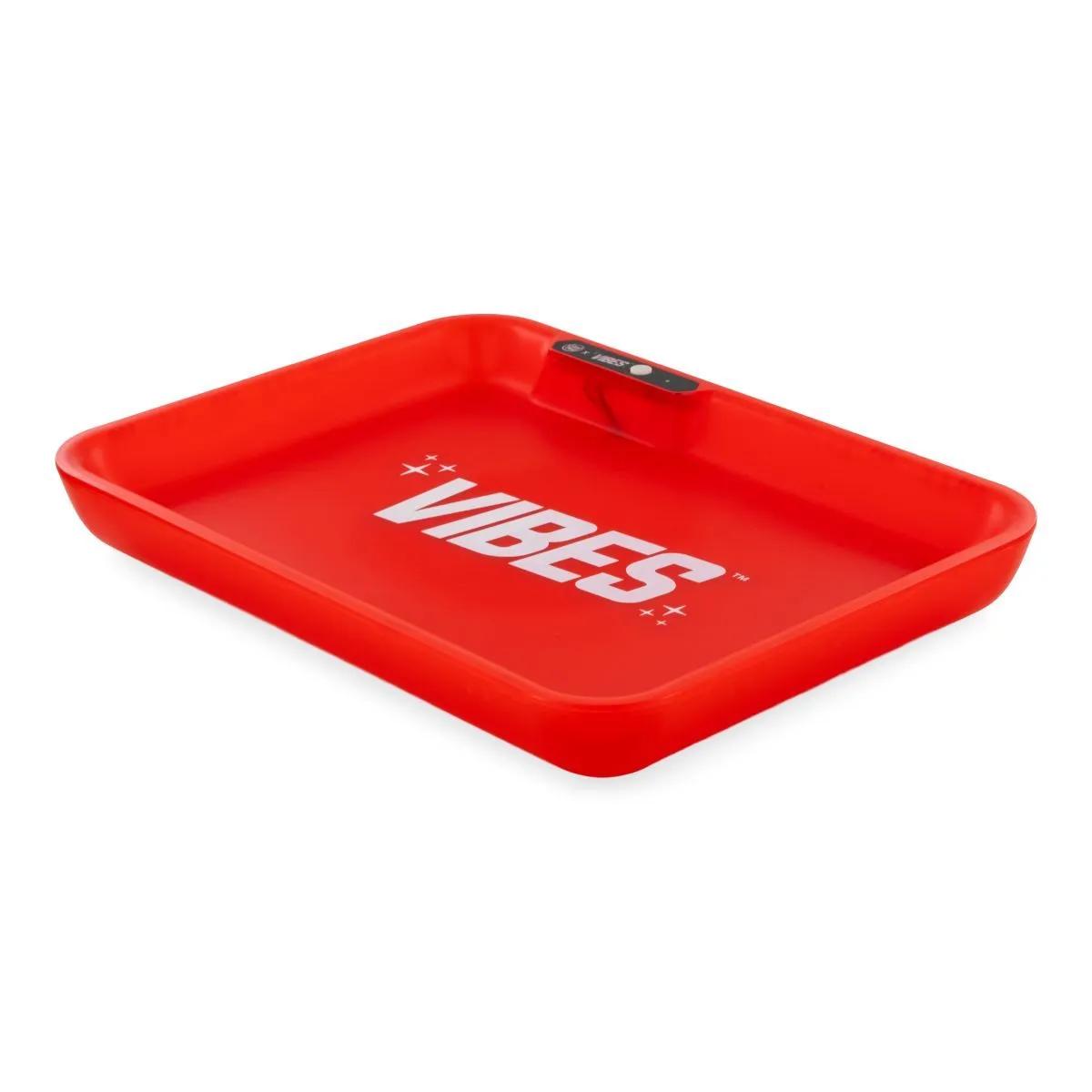 Bandeja de liar VIBES x Glow Tray LED